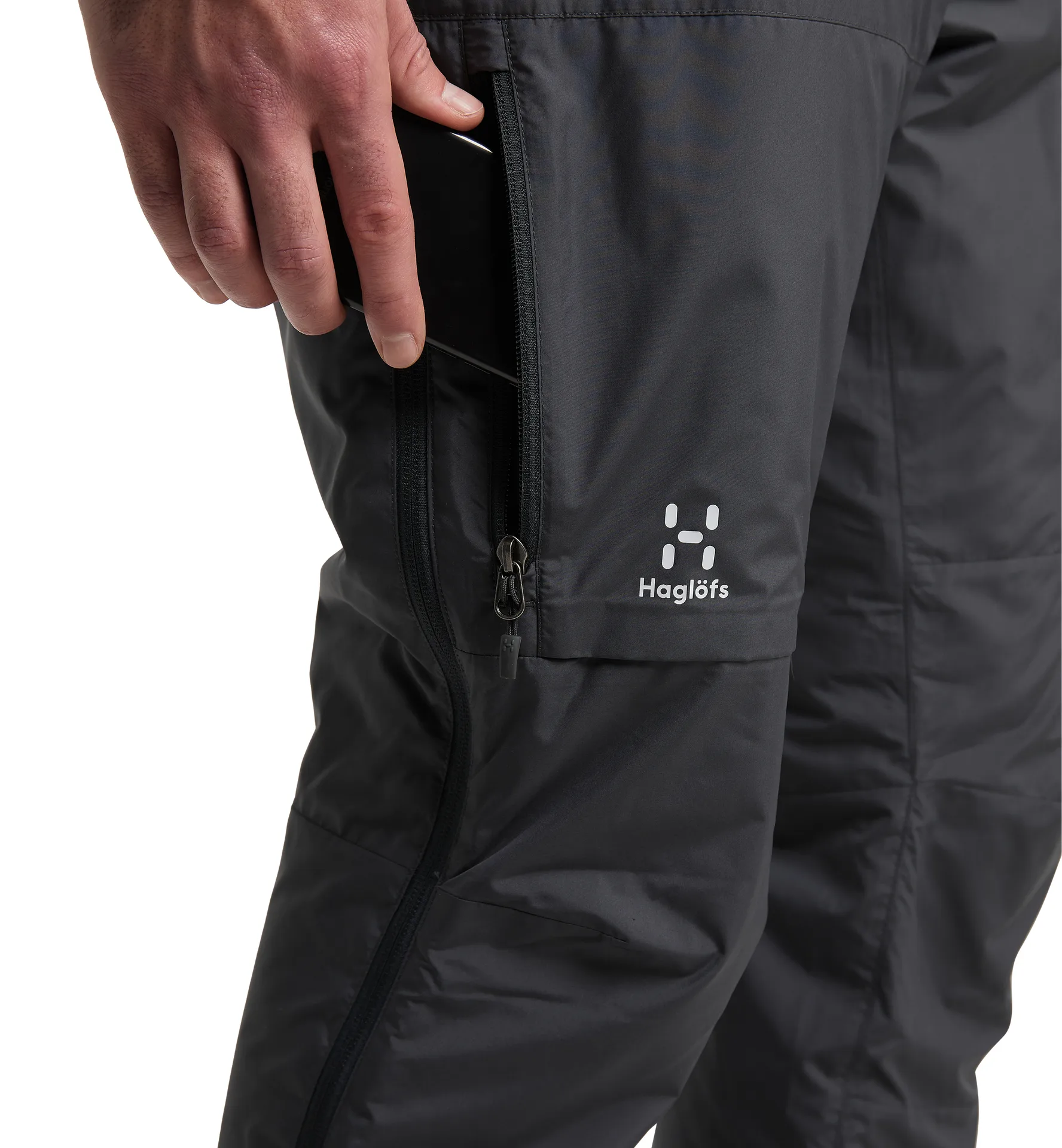 Mimic Silver Pant Men Magnetite