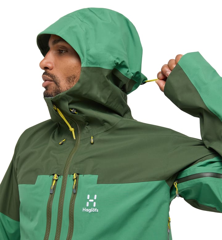 Spitz GTX Pro Jacket Men Seaweed Green/Dk Jelly Green