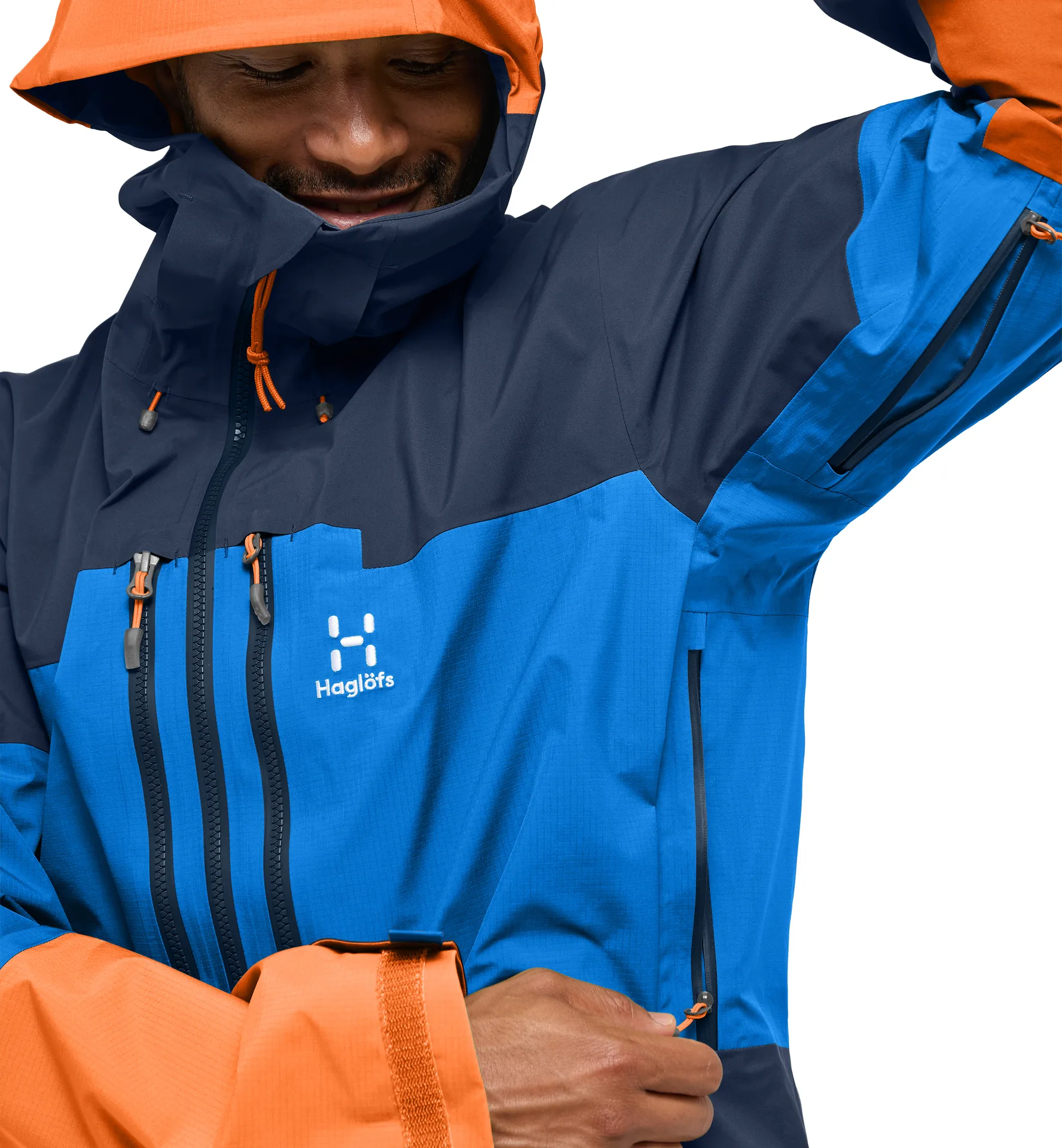 Spitz GTX Pro Jacket Men Electric Blue/Tarn Blue