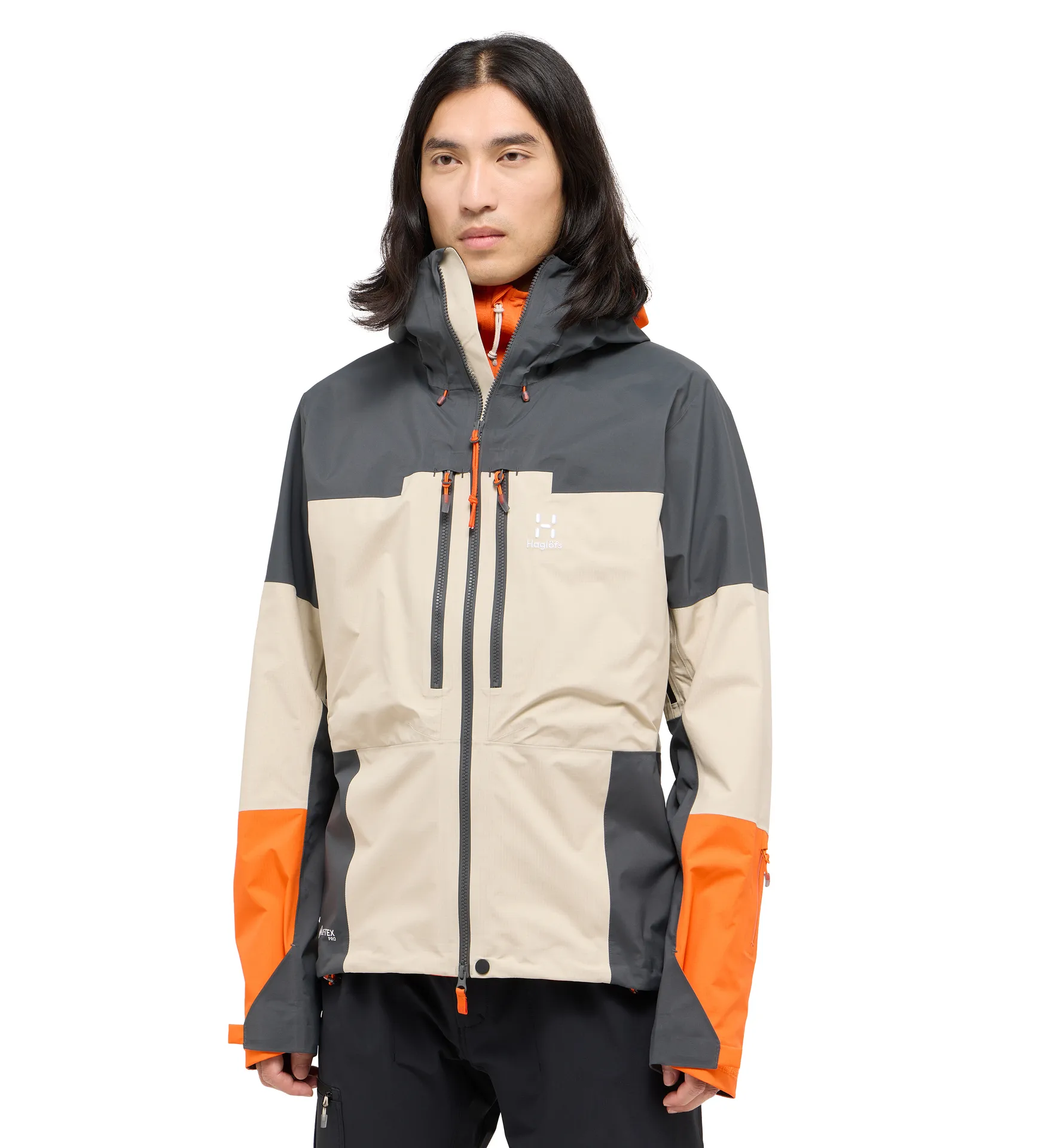 Spitz GTX Pro Jacket Men Chalk Beige/Magnetite