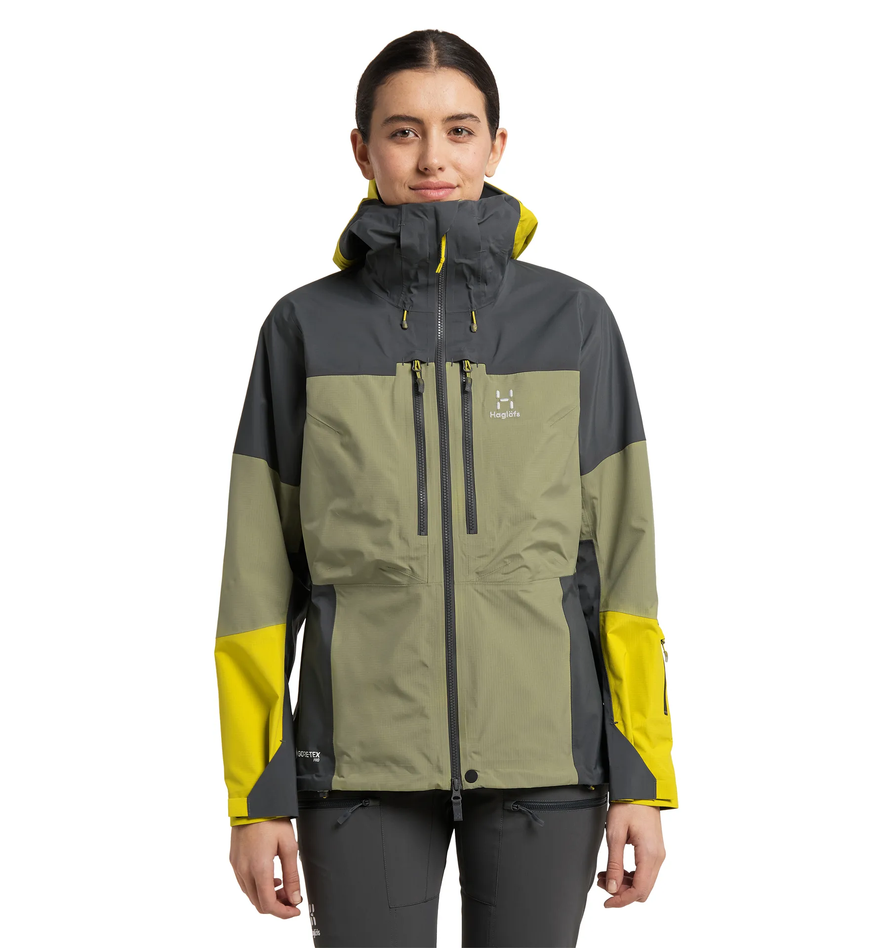 Spitz GTX PRO Jacket Women Thyme Green/Magnetite