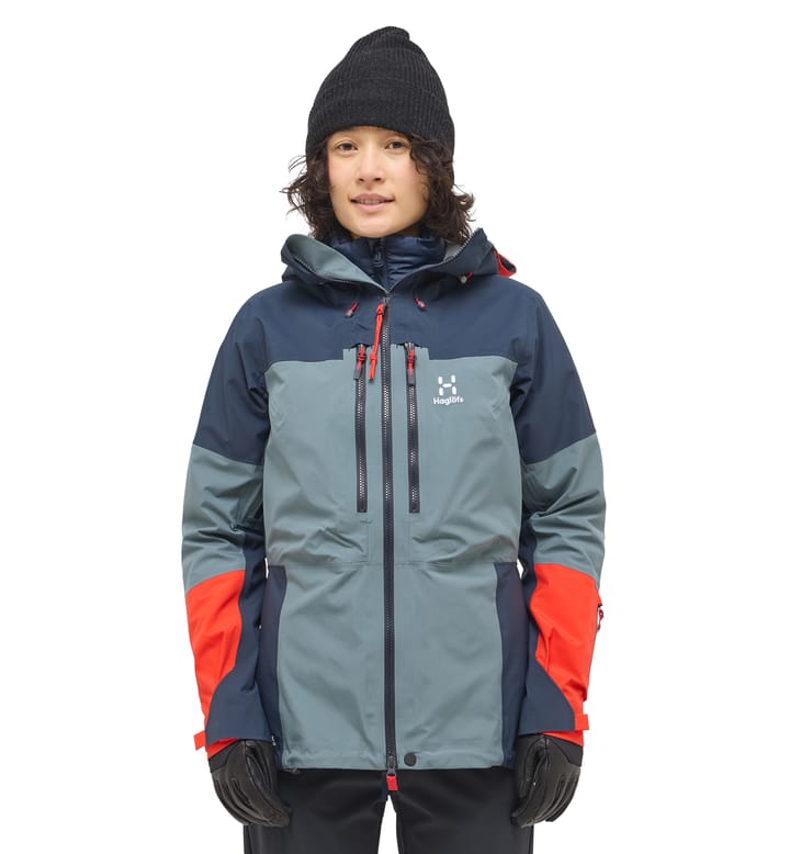 Spitz GTX Pro Jacket Women Steel Blue/Tarn Blue