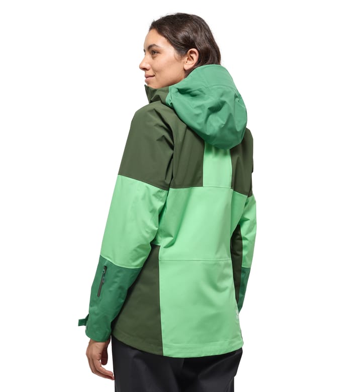 Spitz GTX Pro Jacket Women Mint Stone/Seaweed Green