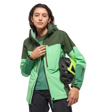 Spitz GTX Pro Jacket Women Mint Stone/Seaweed Green