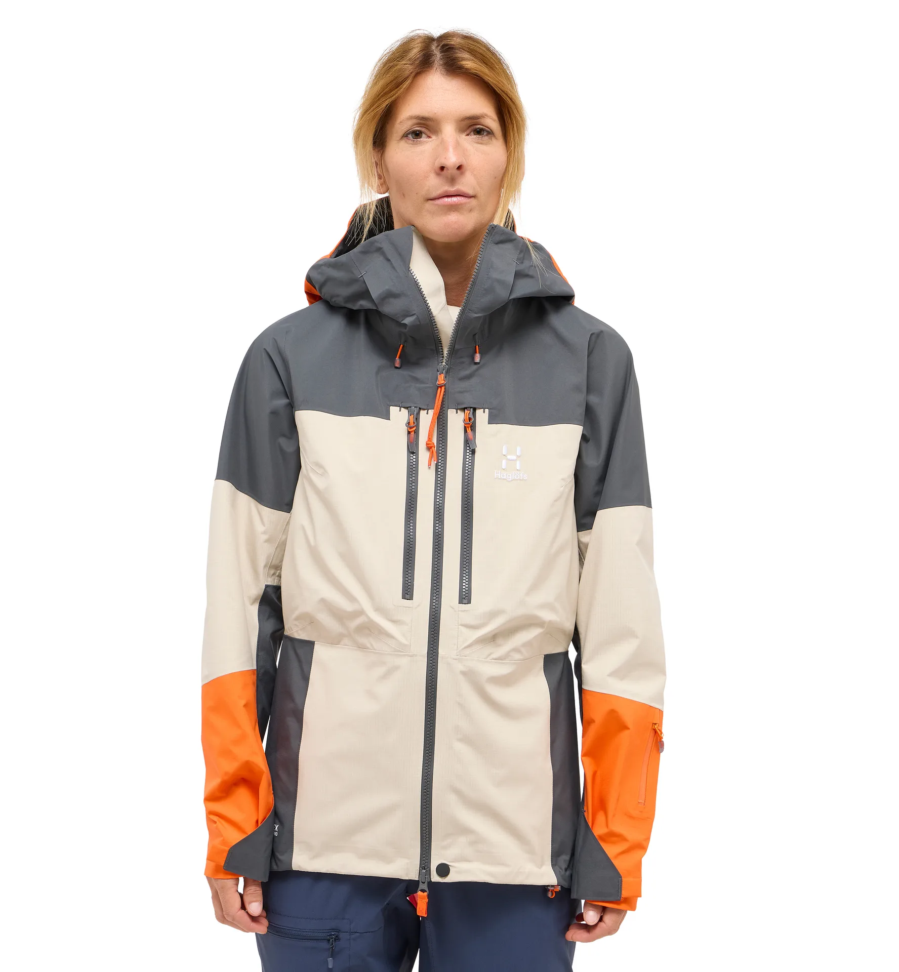 Spitz GTX Pro Jacket Women Chalk Beige/Magnetite
