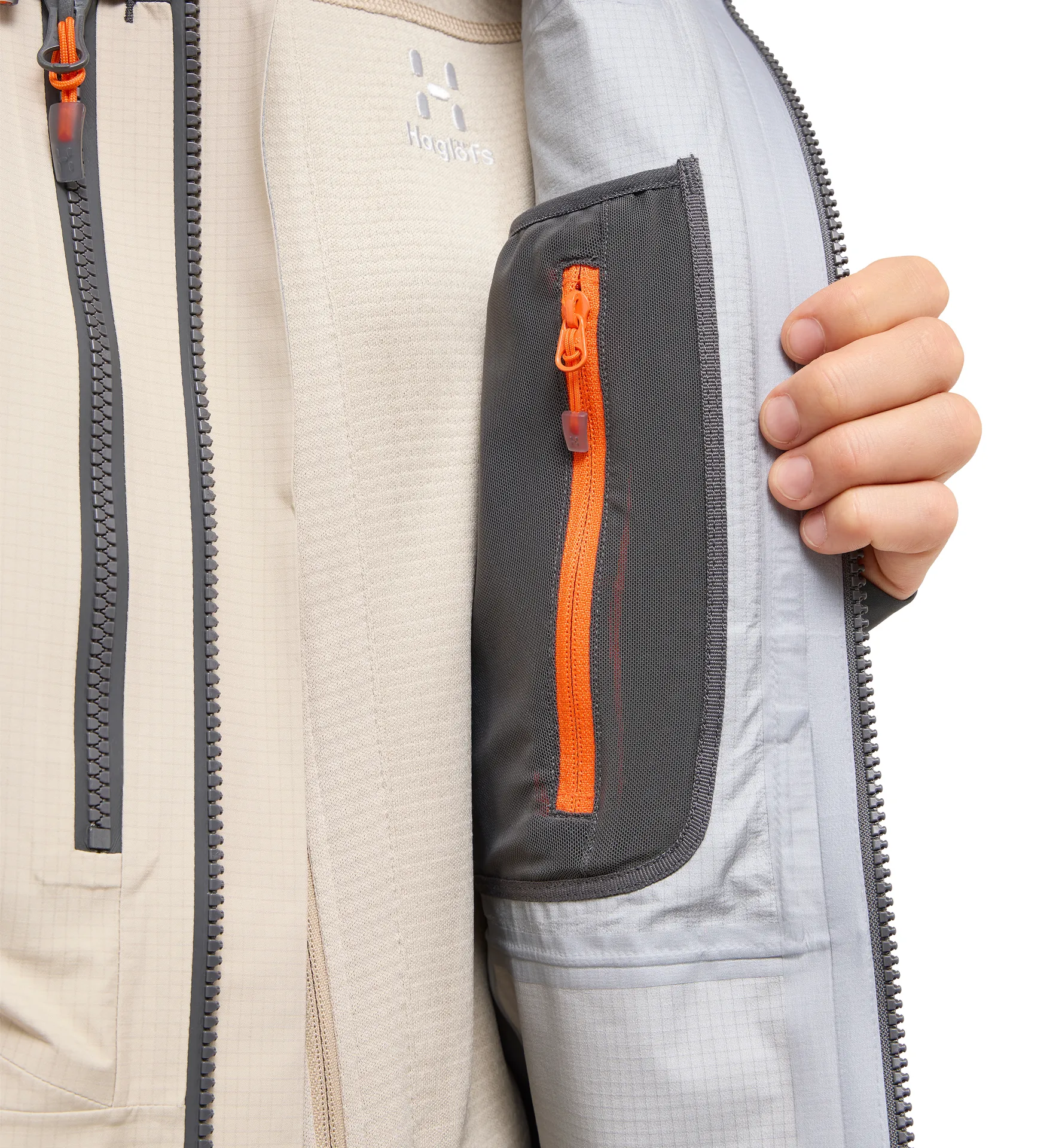 Spitz GTX Pro Jacket Women Chalk Beige/Magnetite