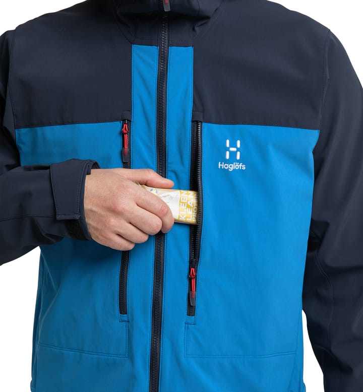 Roc Sight Softshell Jacket Men Nordic blue/Tarn blue