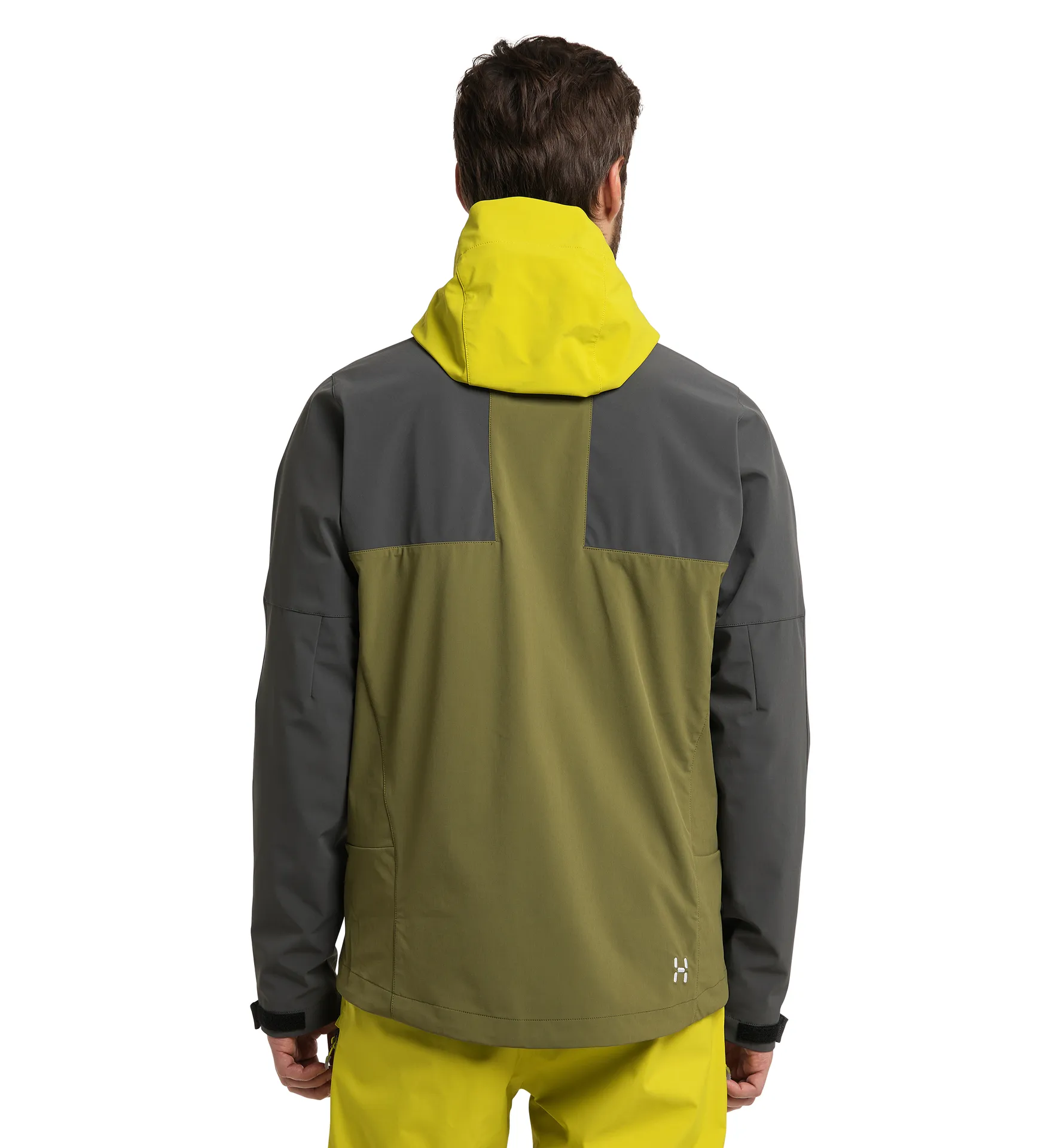 Roc Sight Softshell Jacket Men Olive Green/Magnetite