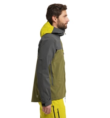 Roc Sight Softshell Jacket Men Olive Green/Magnetite