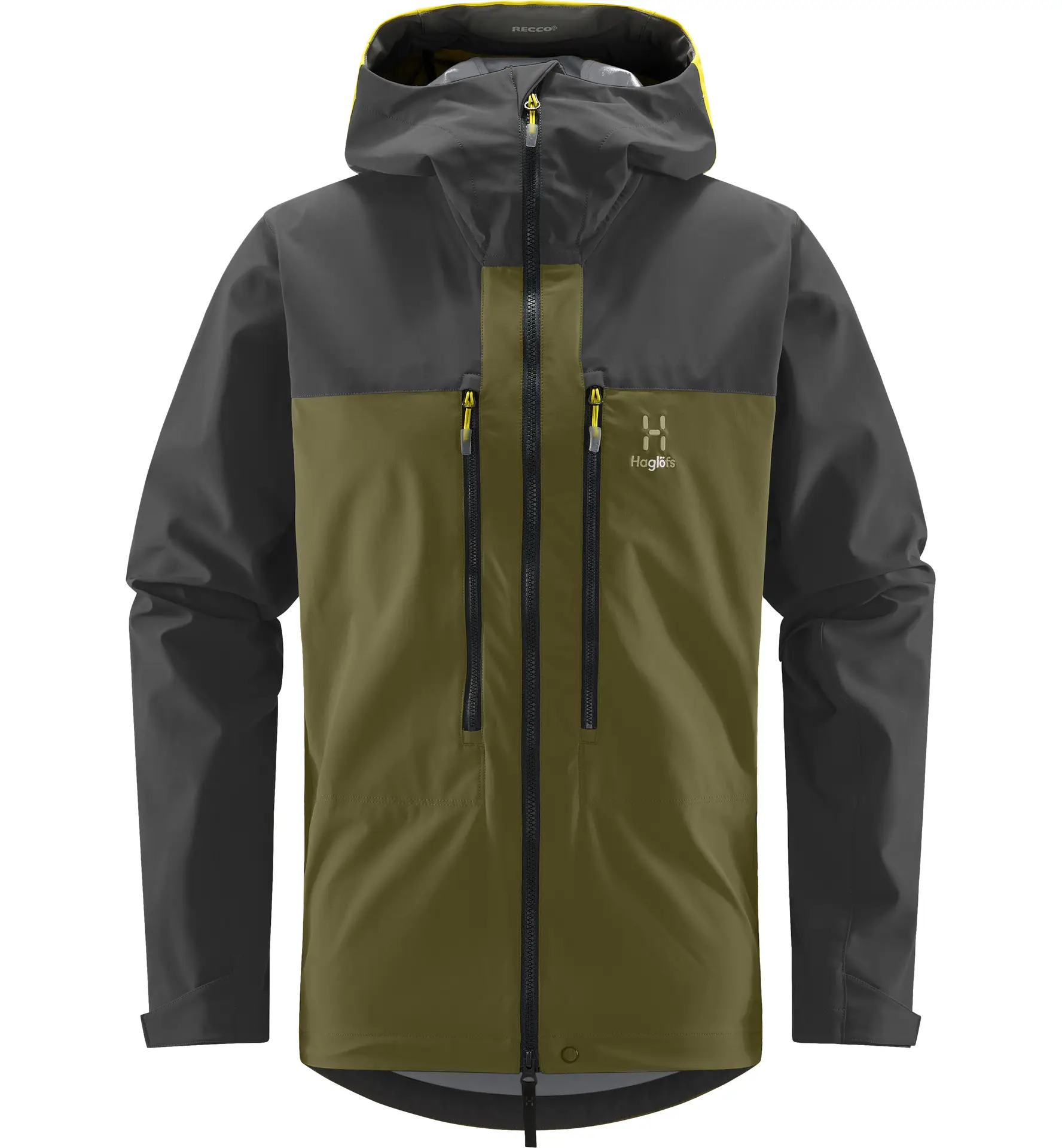 Roc Sight Softshell Jacket Men Olive Green/Magnetite