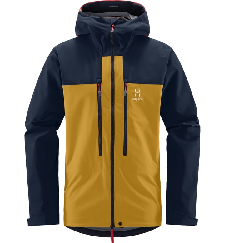 Roc Sight Softshell Jacket Men Autumn Leaves/Tarn Blue