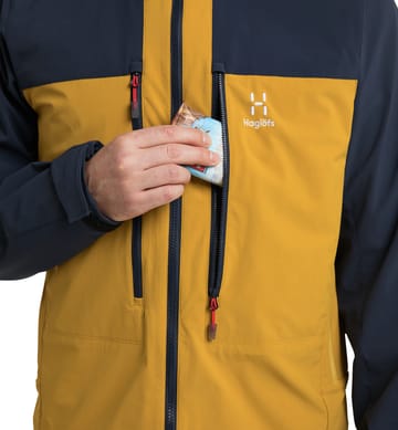 Roc Sight Softshell Jacket Men Autumn Leaves/Tarn Blue