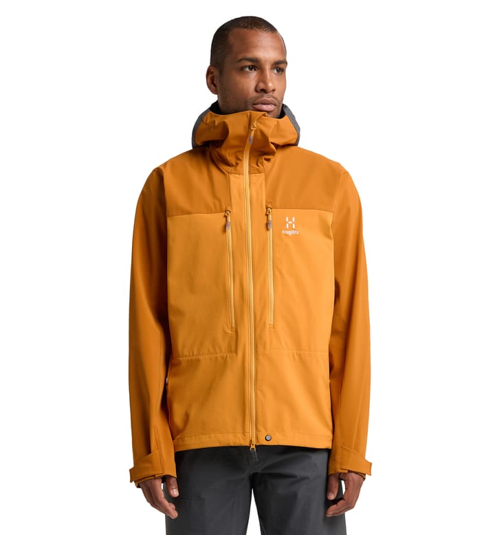 Roc Sight Softshell Jacket Men Desert Yellow/Golden Brown