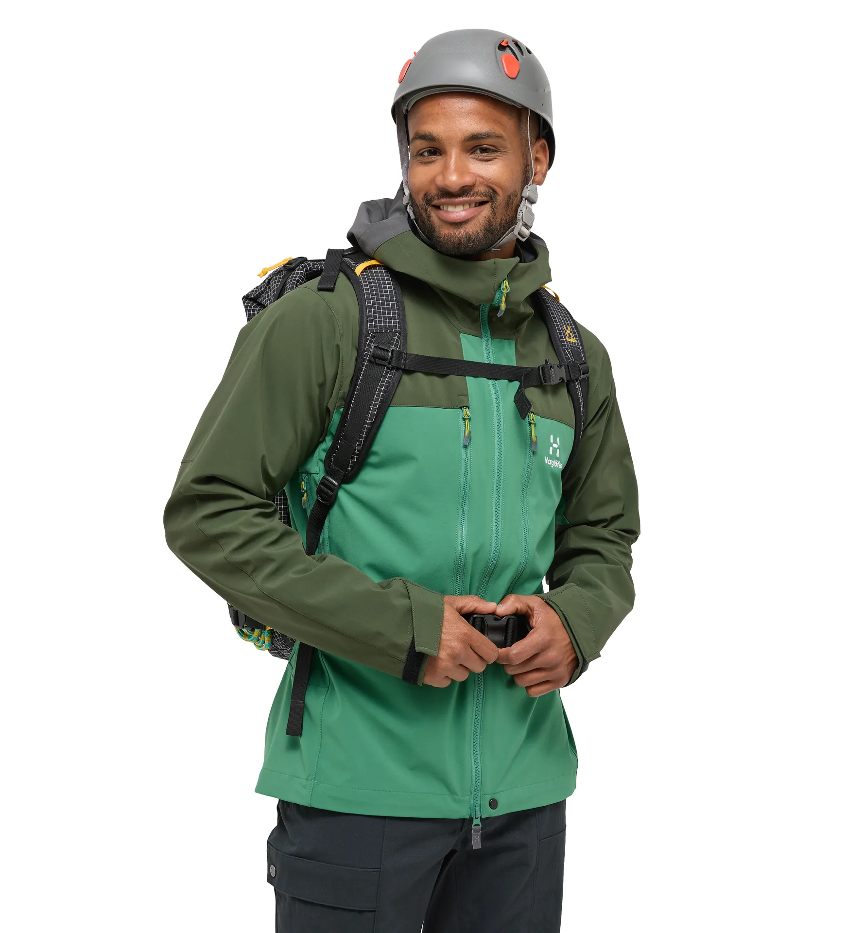 Roc Sight Softshell Jacket Men Dk Jelly Green/Seaweed Green