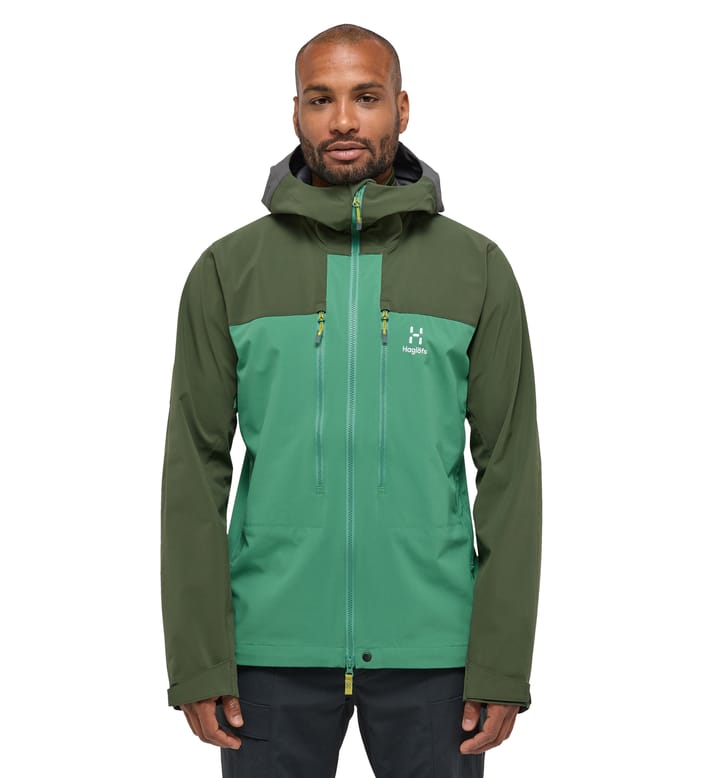 Roc Sight Softshell Jacket Men Dk Jelly Green/Seaweed Green