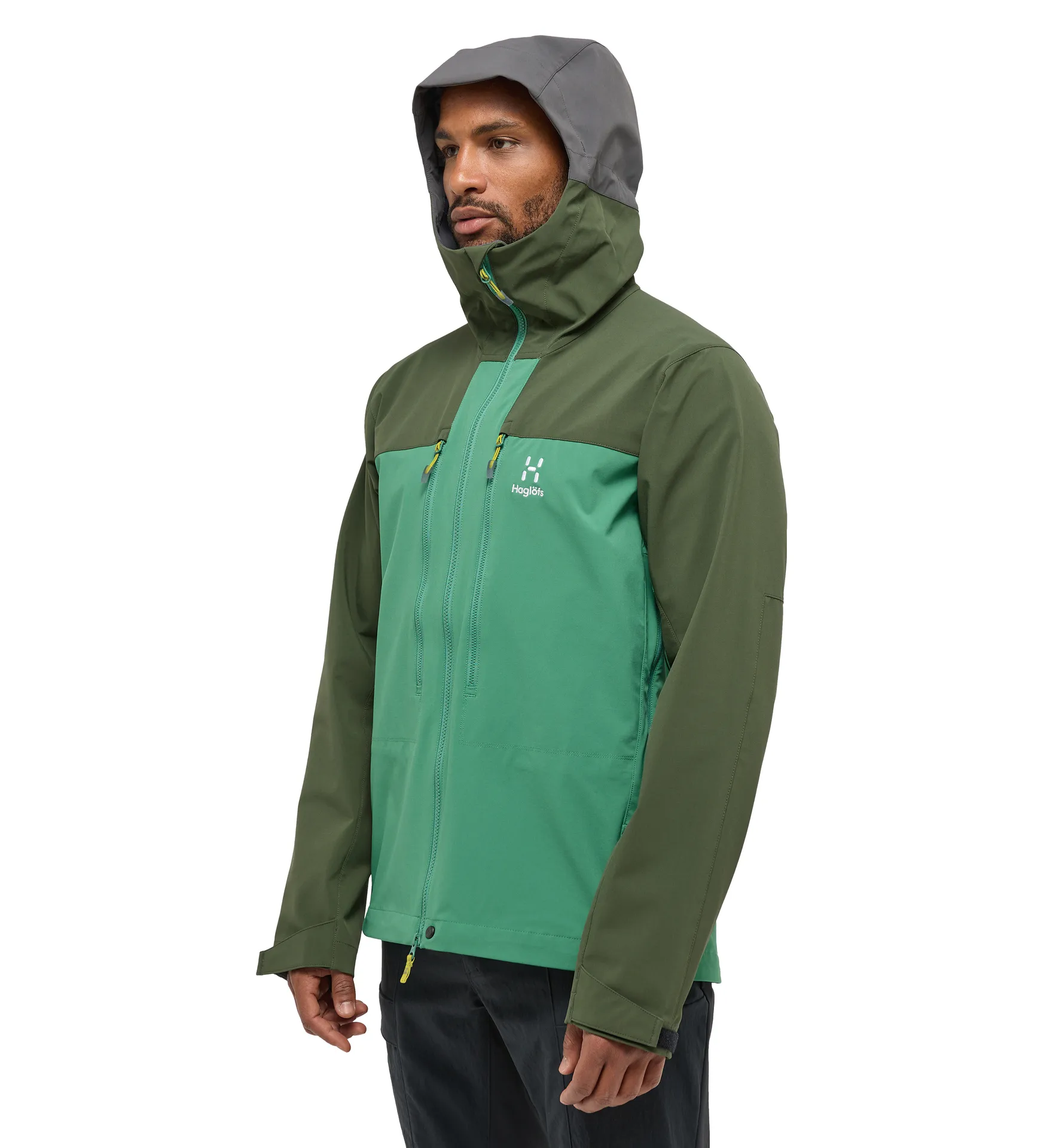 Roc Sight Softshell Jacket Men Dk Jelly Green/Seaweed Green