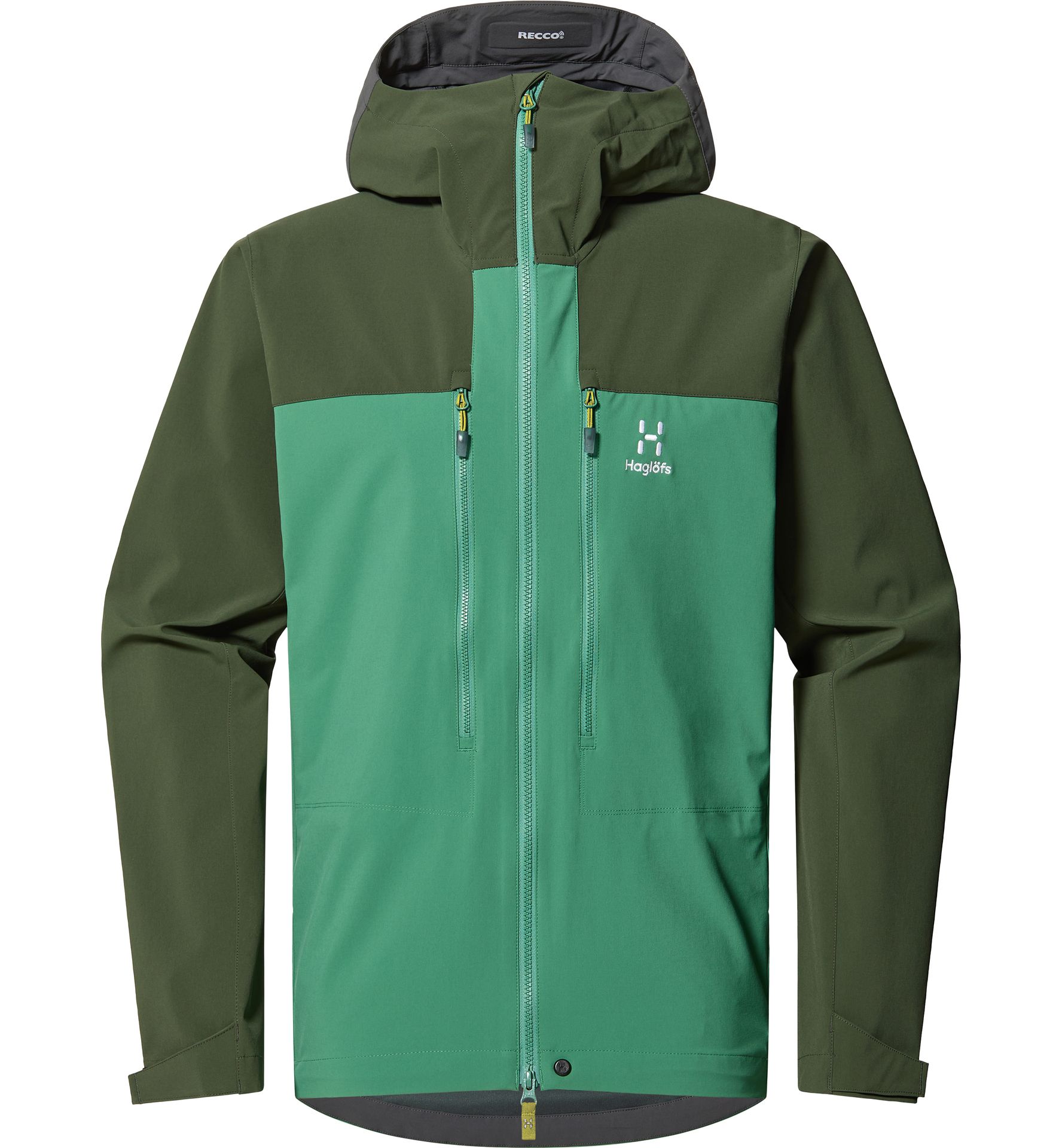 Roc Sight Softshell Jacket Men Dk Jelly Green/Seaweed Green
