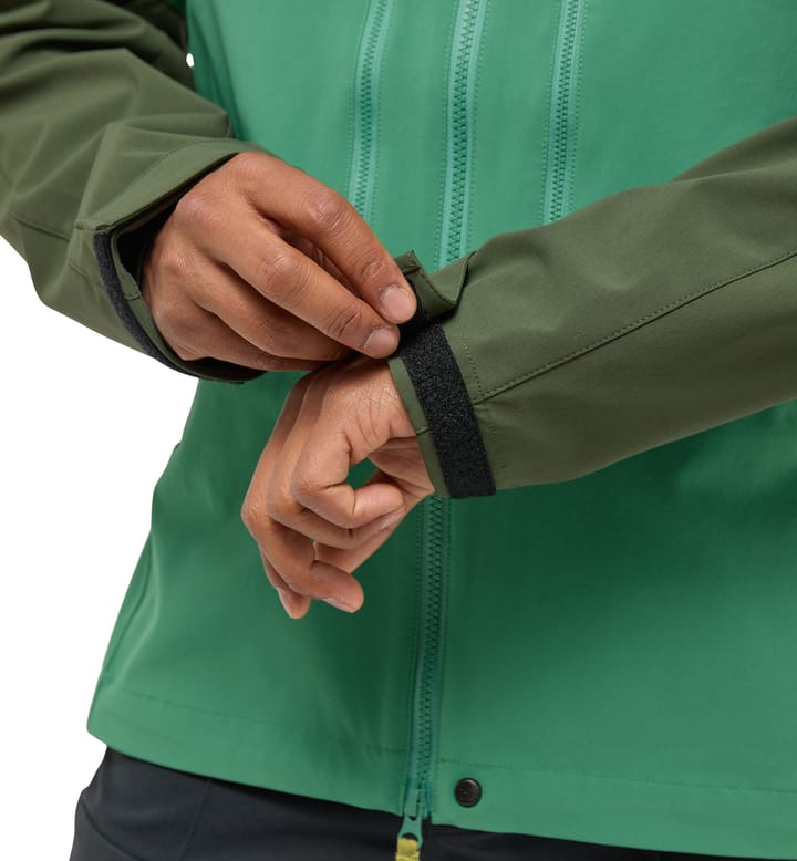 Roc Sight Softshell Jacket Men Dk Jelly Green/Seaweed Green