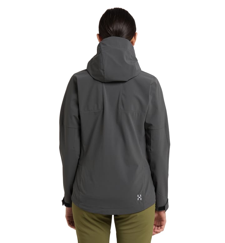 Roc Sight Softshell Jacket Women Magnetite