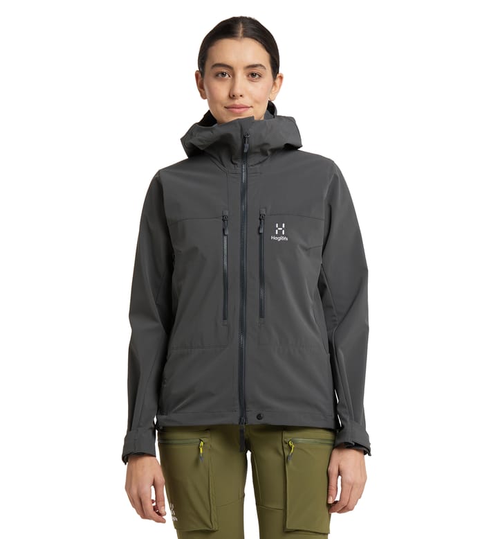 Roc Sight Softshell Jacket Women Magnetite