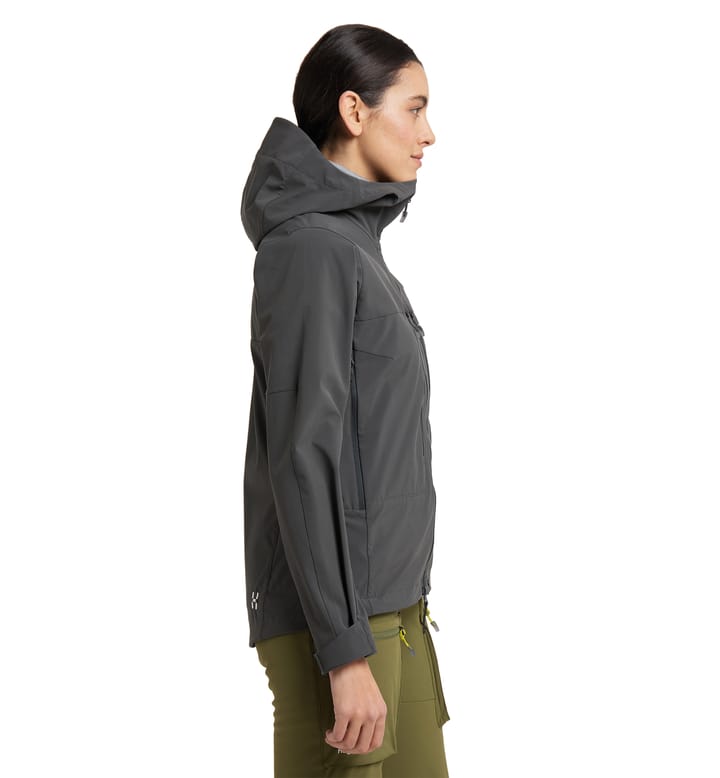 Roc Sight Softshell Jacket Women Magnetite