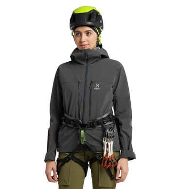 Roc Sight Softshell Jacket Women Magnetite