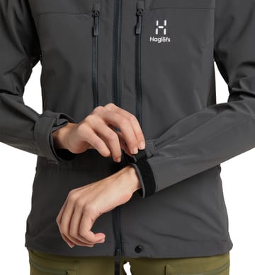 Roc Sight Softshell Jacket Women Magnetite