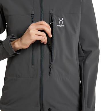 Roc Sight Softshell Jacket Women Magnetite