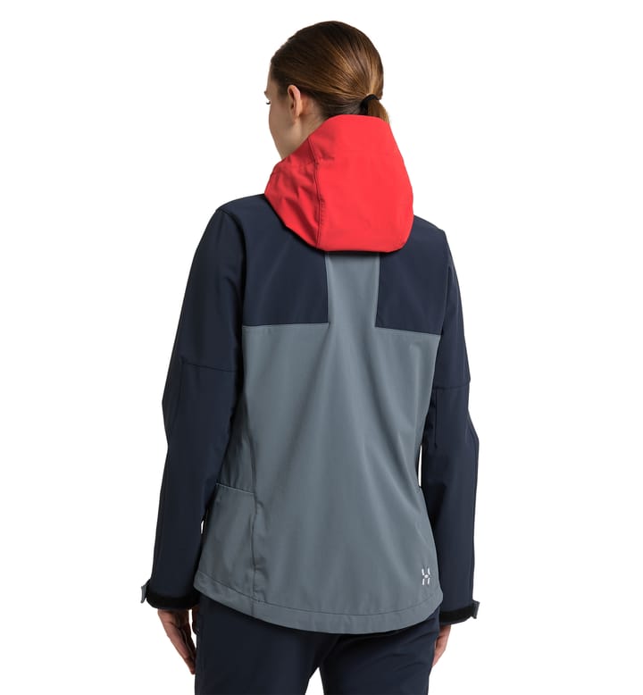 Roc Sight Softshell Jacket Women Steel Blue/Tarn Blue