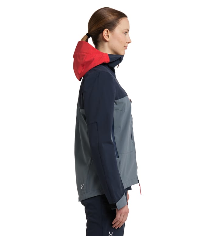 Roc Sight Softshell Jacket Women Steel blue/Tarn blue