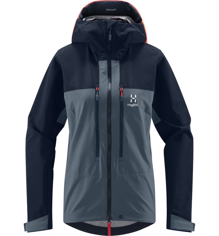 Roc Sight Softshell Jacket Women Steel Blue/Tarn Blue