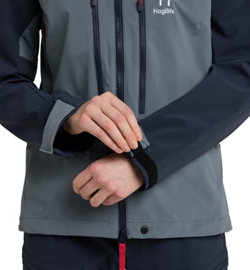 Roc Sight Softshell Jacket Women Steel Blue/Tarn Blue