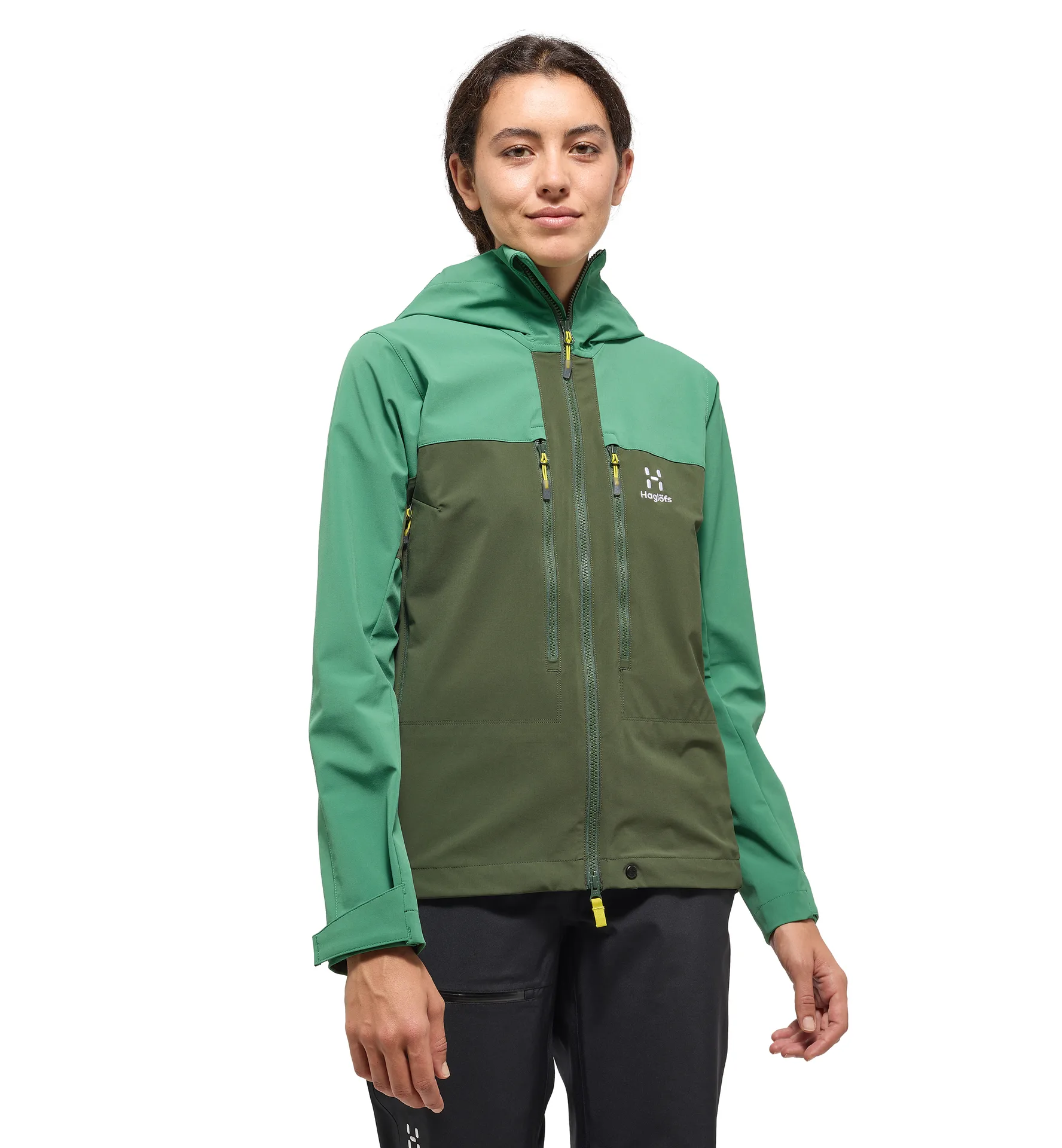 Roc Sight Softshell Jacket Women Seaweed Green/Dk Jelly Green