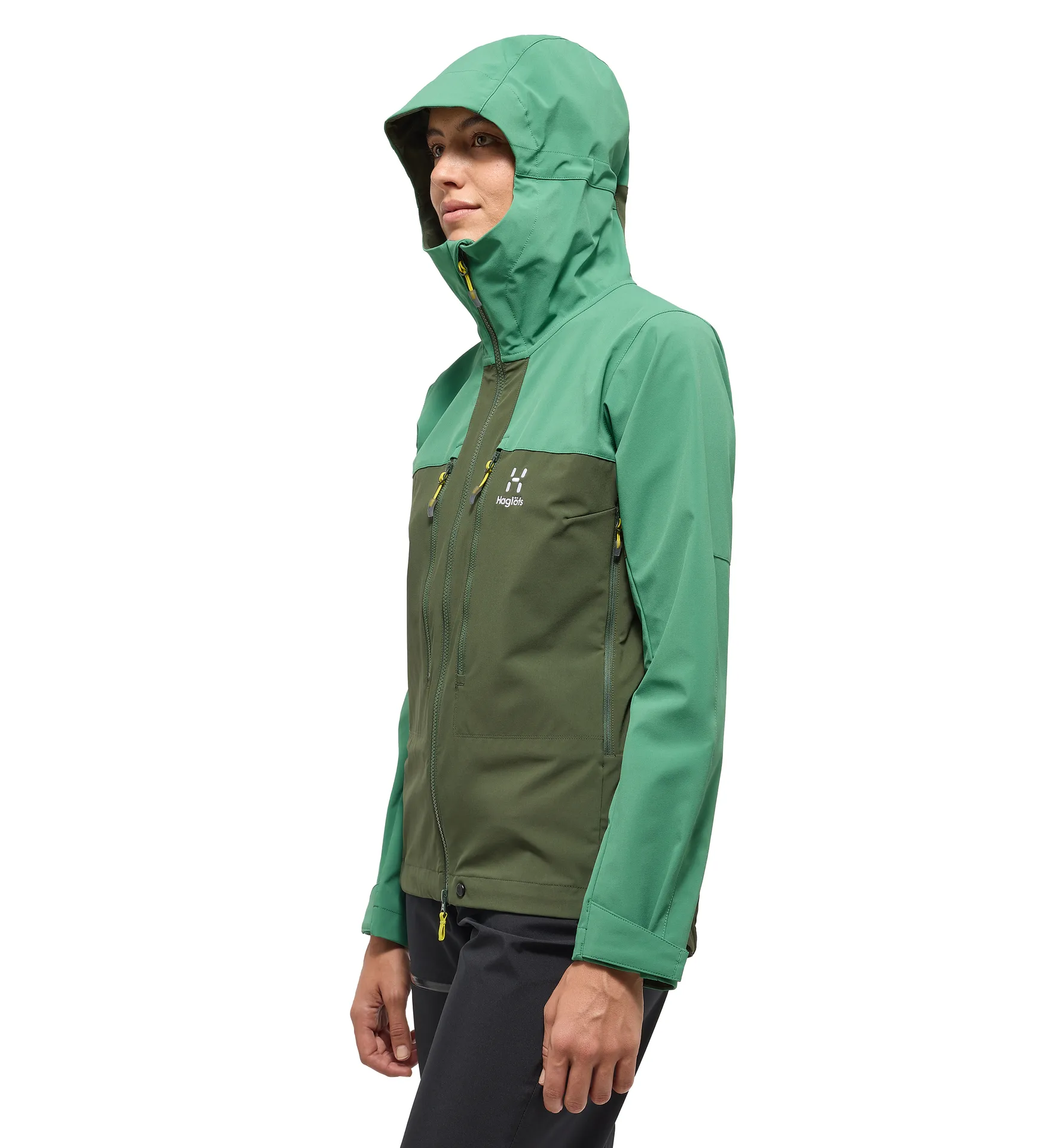 Roc Sight Softshell Jacket Women Seaweed Green/Dk Jelly Green