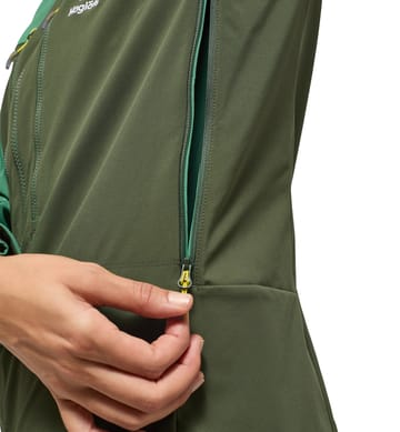 Roc Sight Softshell Jacket Women Seaweed Green/Dk Jelly Green