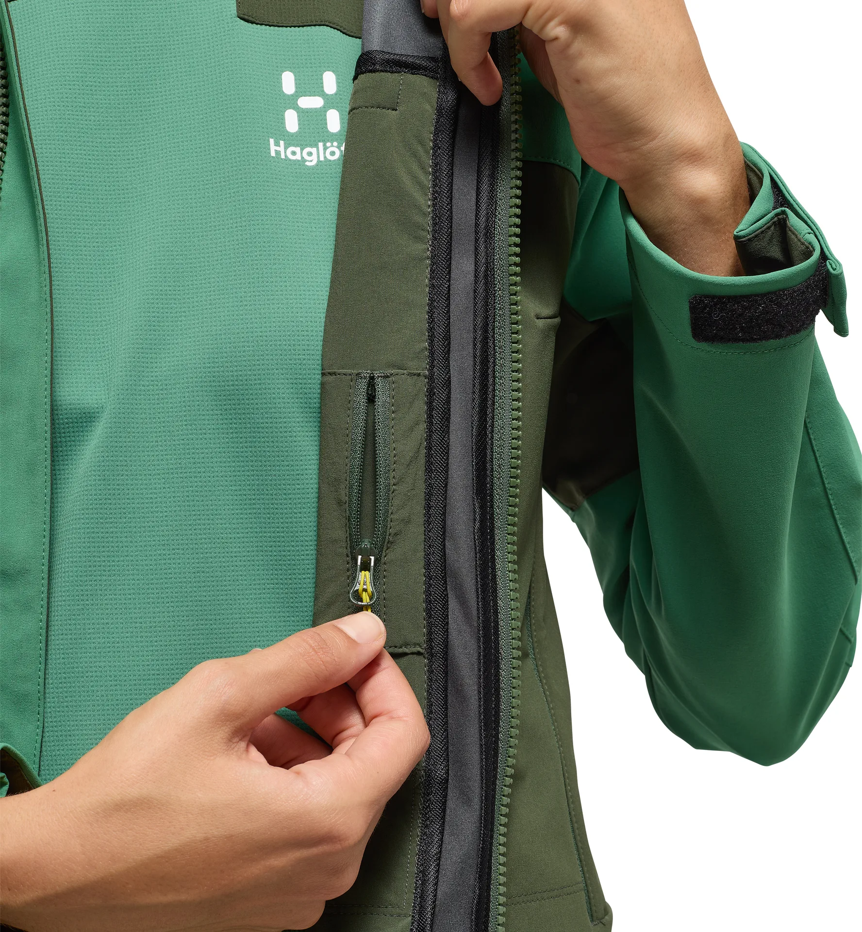 Roc Sight Softshell Jacket Women Seaweed Green/Dk Jelly Green