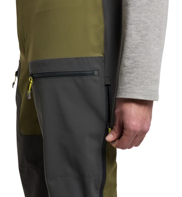 Roc Sight Softshell Pant Men Olive Green/Magnetite