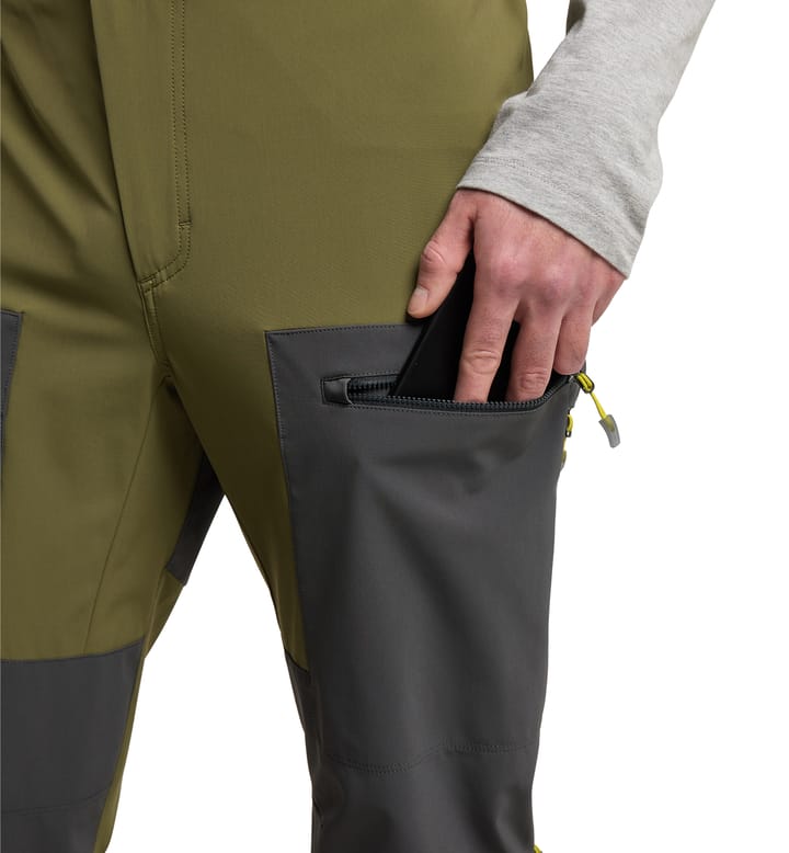 Roc Sight Softshell Pant Men Olive Green/Magnetite