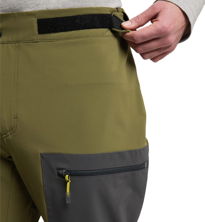 Roc Sight Softshell Pant Men Olive Green/Magnetite