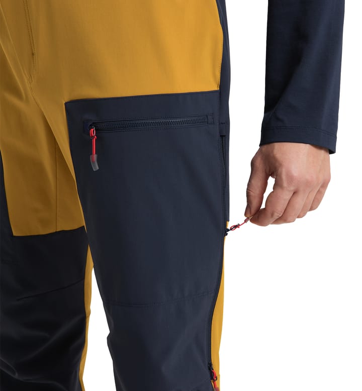 Roc Sight Softshell Pant Men Autumn Leaves/Tarn Blue