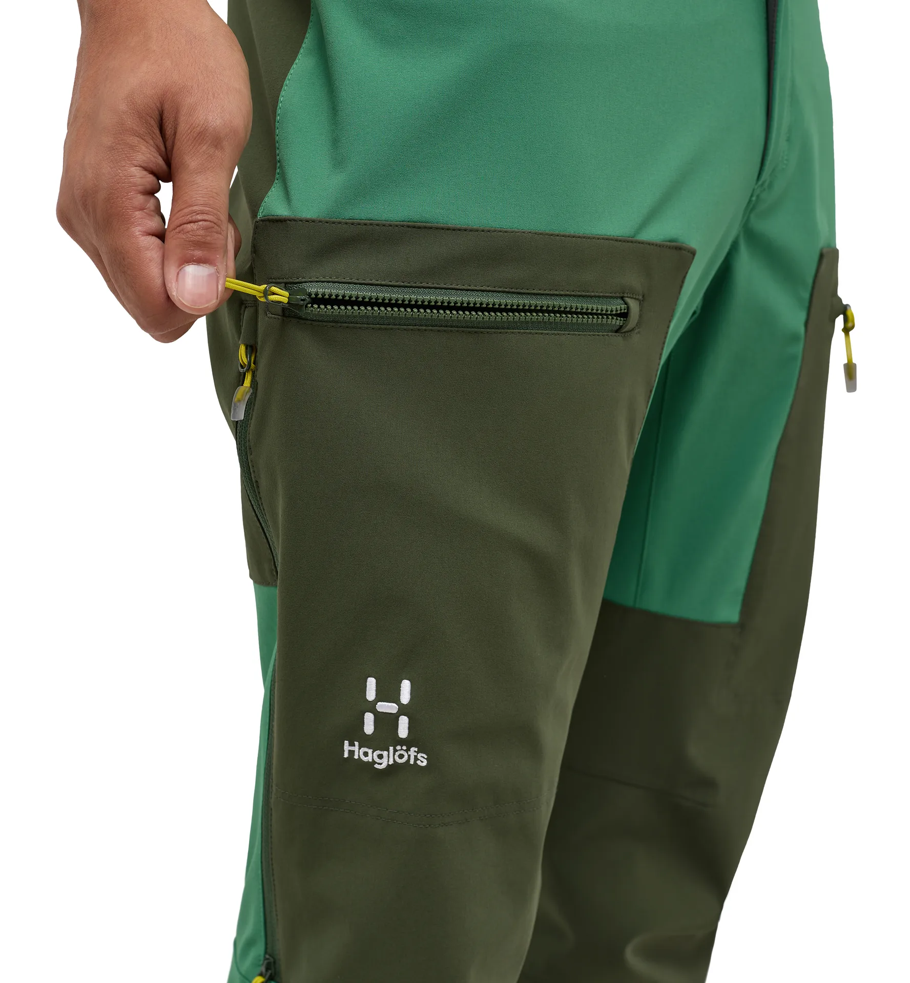 Roc Sight Softshell Pant Men Dk Jelly Green/Seaweed Green