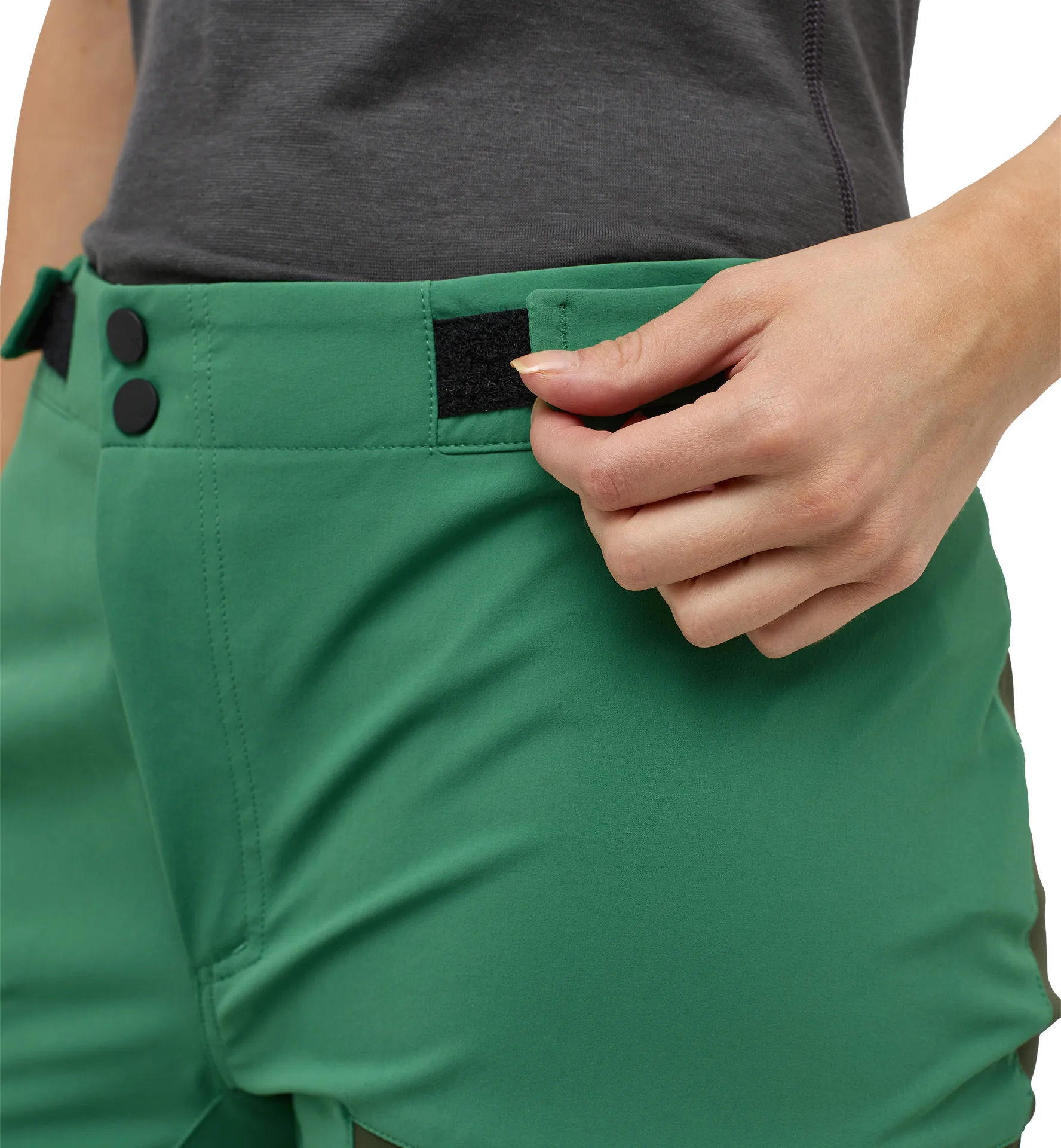 Roc Sight Softshell Pant Women Dk Jelly Green/Seaweed Green