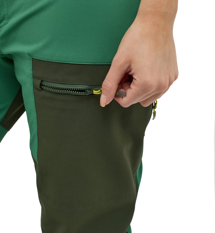 Roc Sight Softshell Pant Women Dk Jelly Green/Seaweed Green