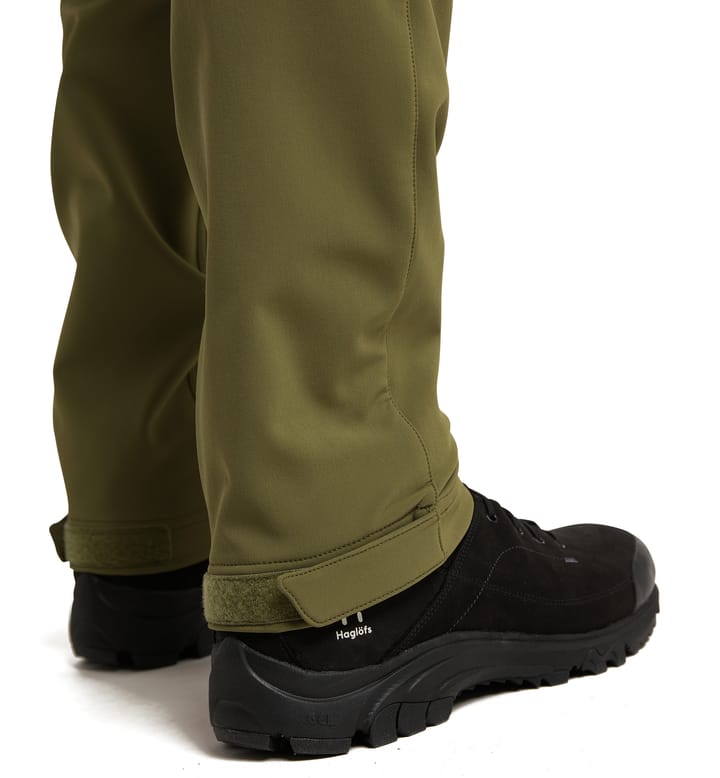 Chilly Softshell Pant Men Olive Green/True Black