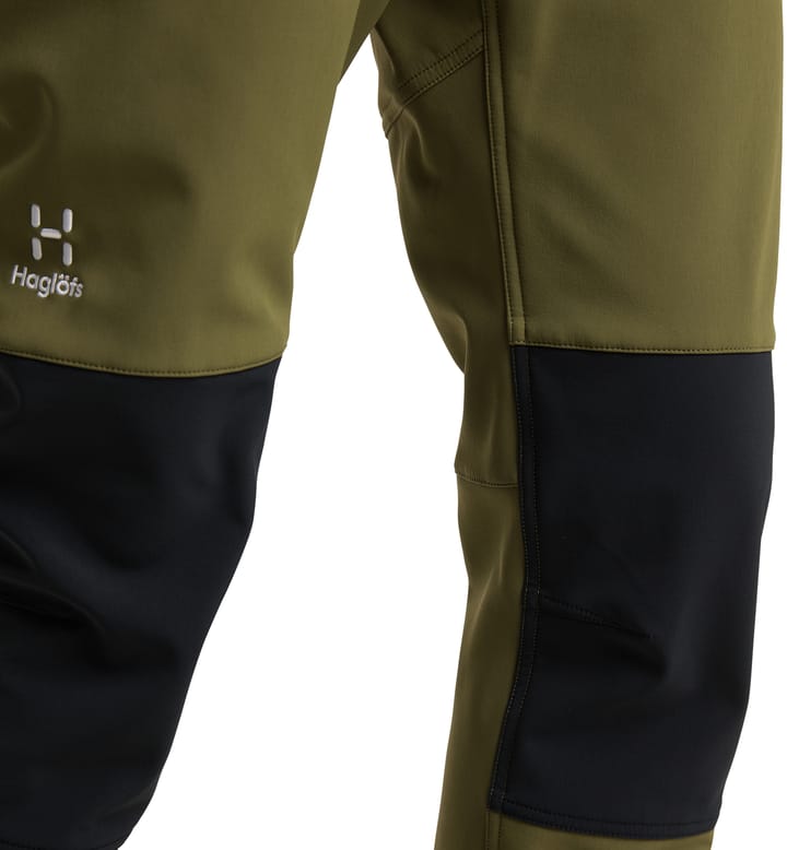 Chilly Softshell Pant Men Olive Green/True Black