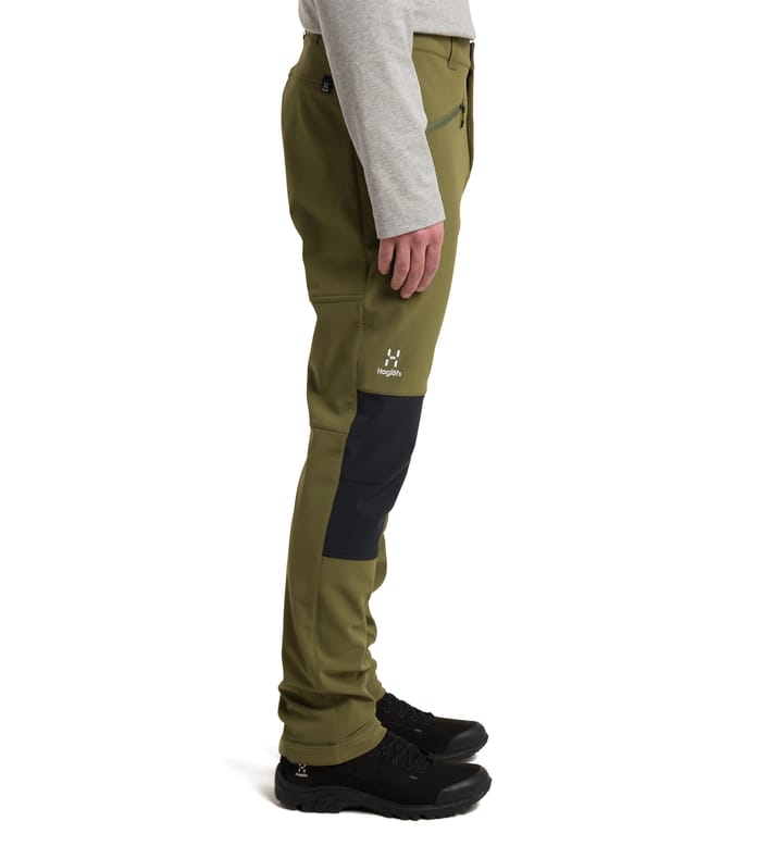 Chilly Softshell Pant Men Olive Green/True Black