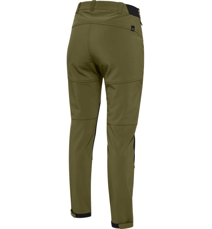 Chilly Softshell Pant Women Olive Green/True Black