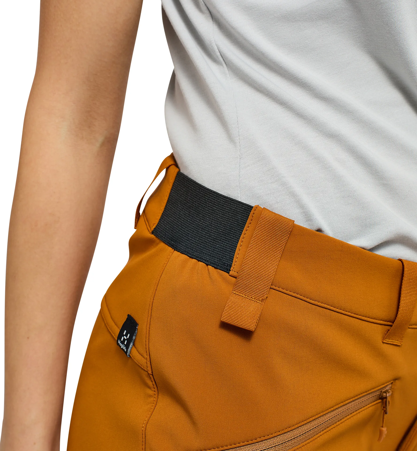 Chilly Softshell Pant Women Golden Brown/True Black