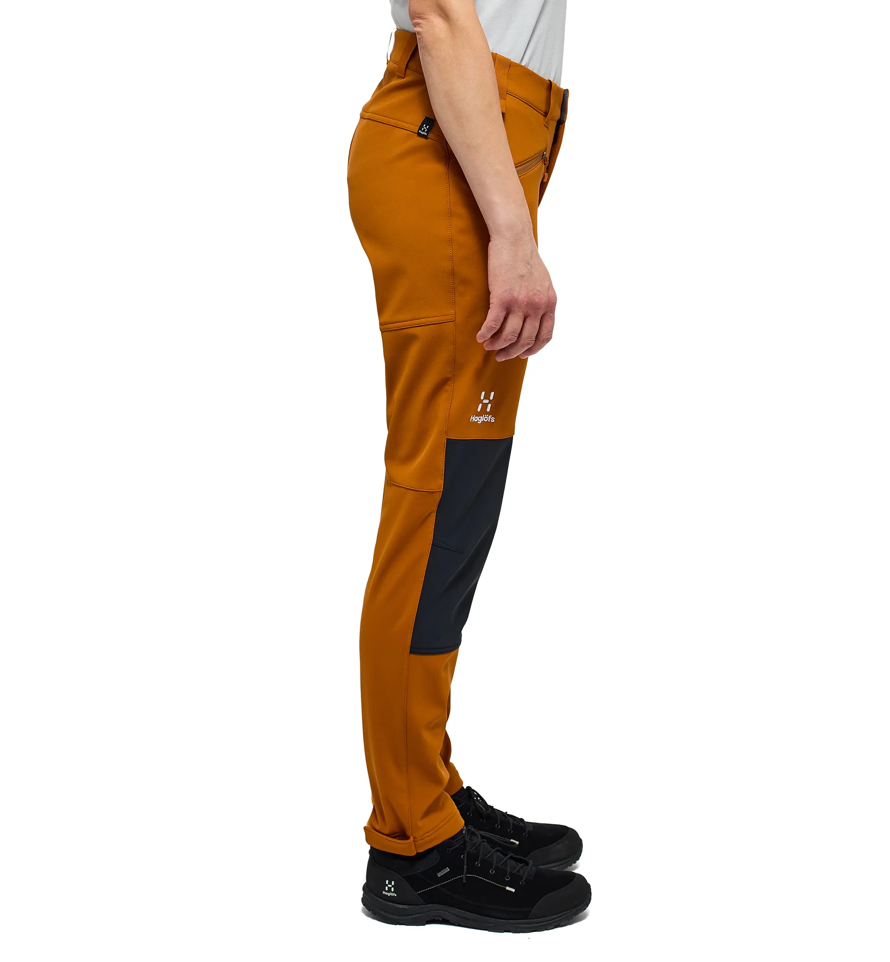Chilly Softshell Pant Women Golden Brown/True Black