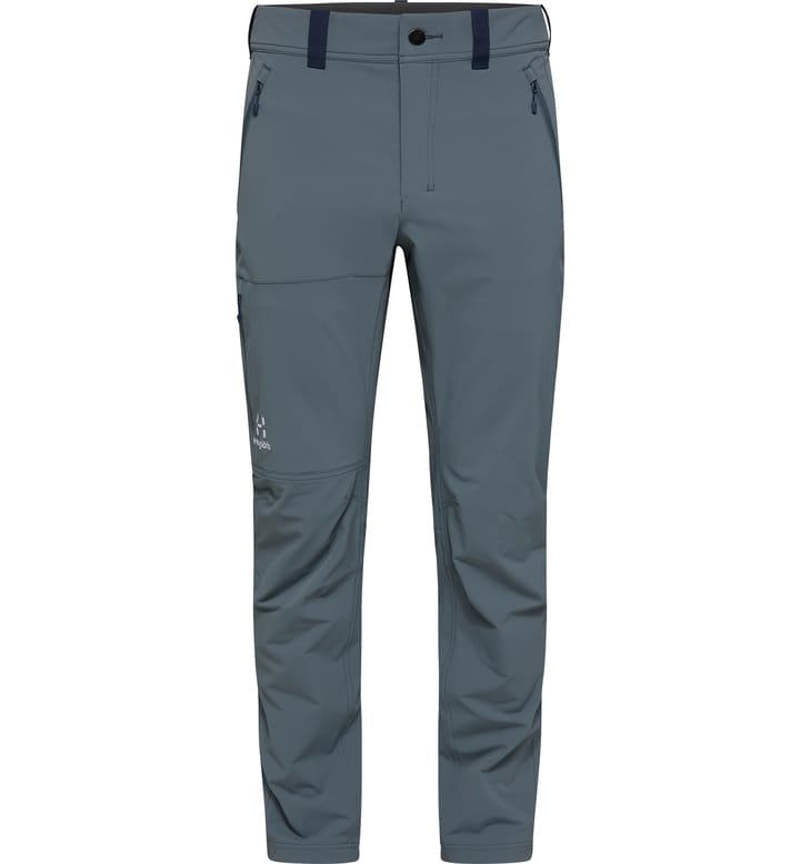 Morän Softshell Slim Pant Men Steel Blue